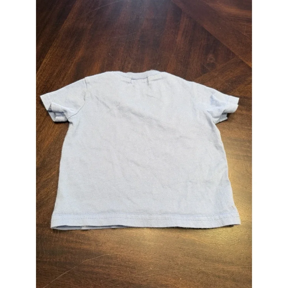 Ralph Lauren tshirt light blue 9 month Polo baby